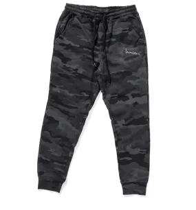100 miles brand black camo signature joggers