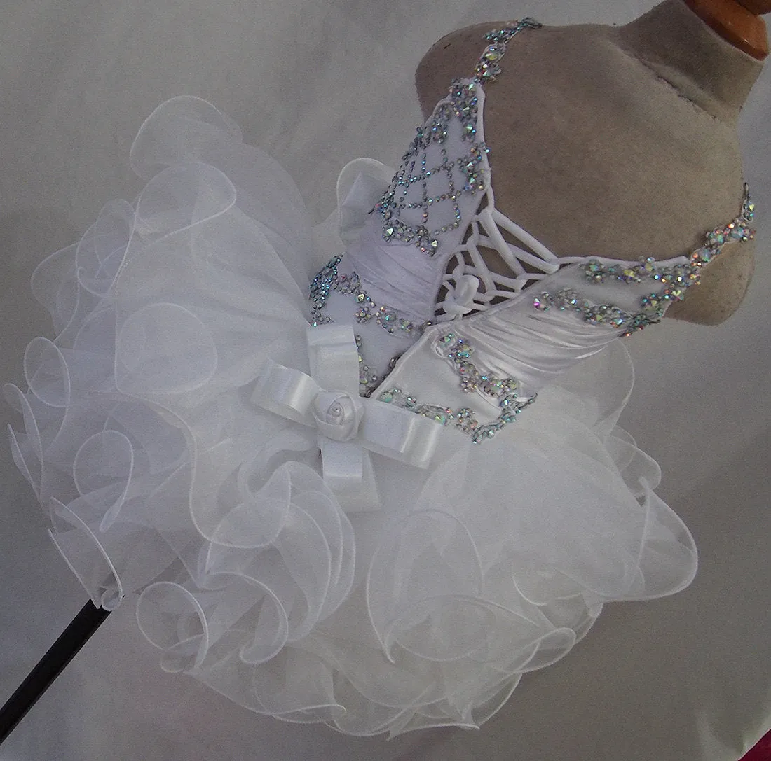 16 color-- infant/toddler/baby/children/kids glitz Girl's Pageant Dress G232