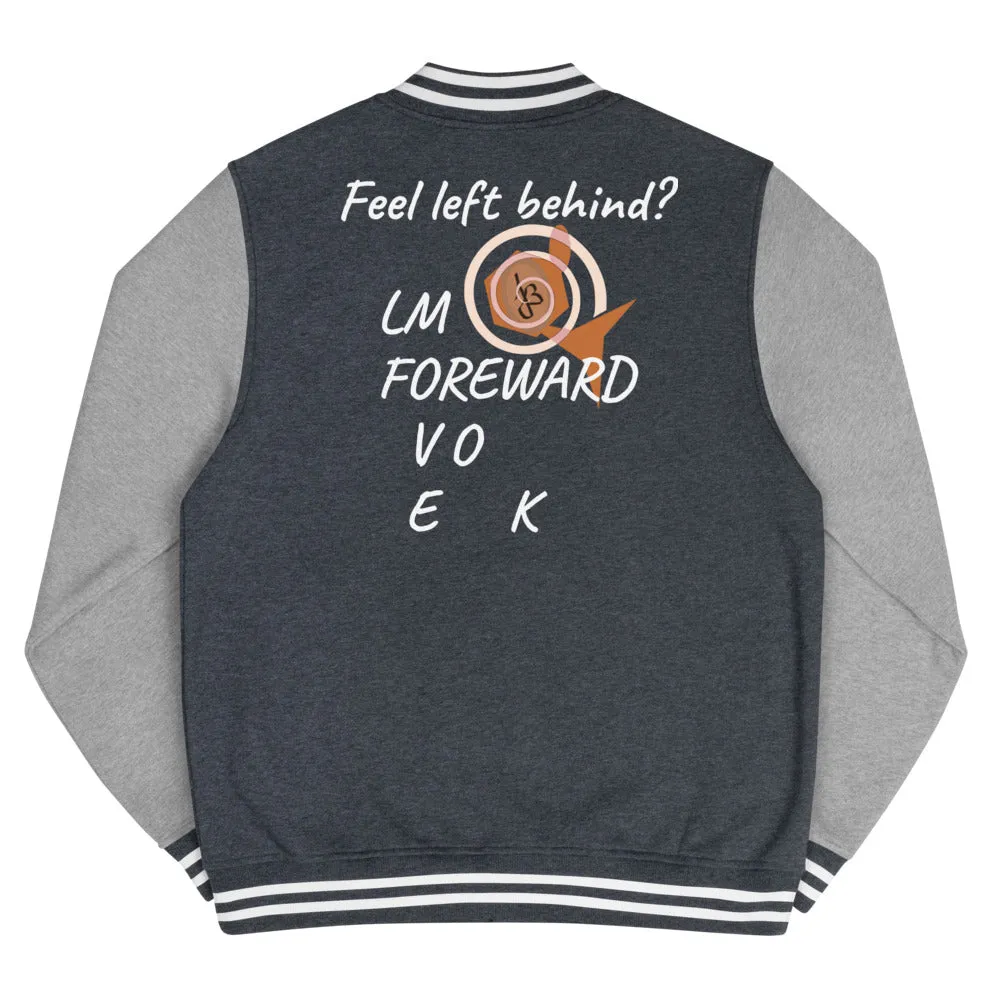 AJBeneficial Whirl Behind Me Men's Letterman Jacket