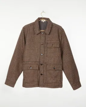 Akash Chore Coat Houndstooth Melange