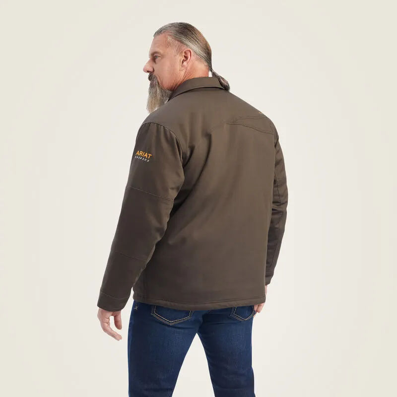 Ariat Men's Rebar DuraCanvas Sherpa-Lined Jacket