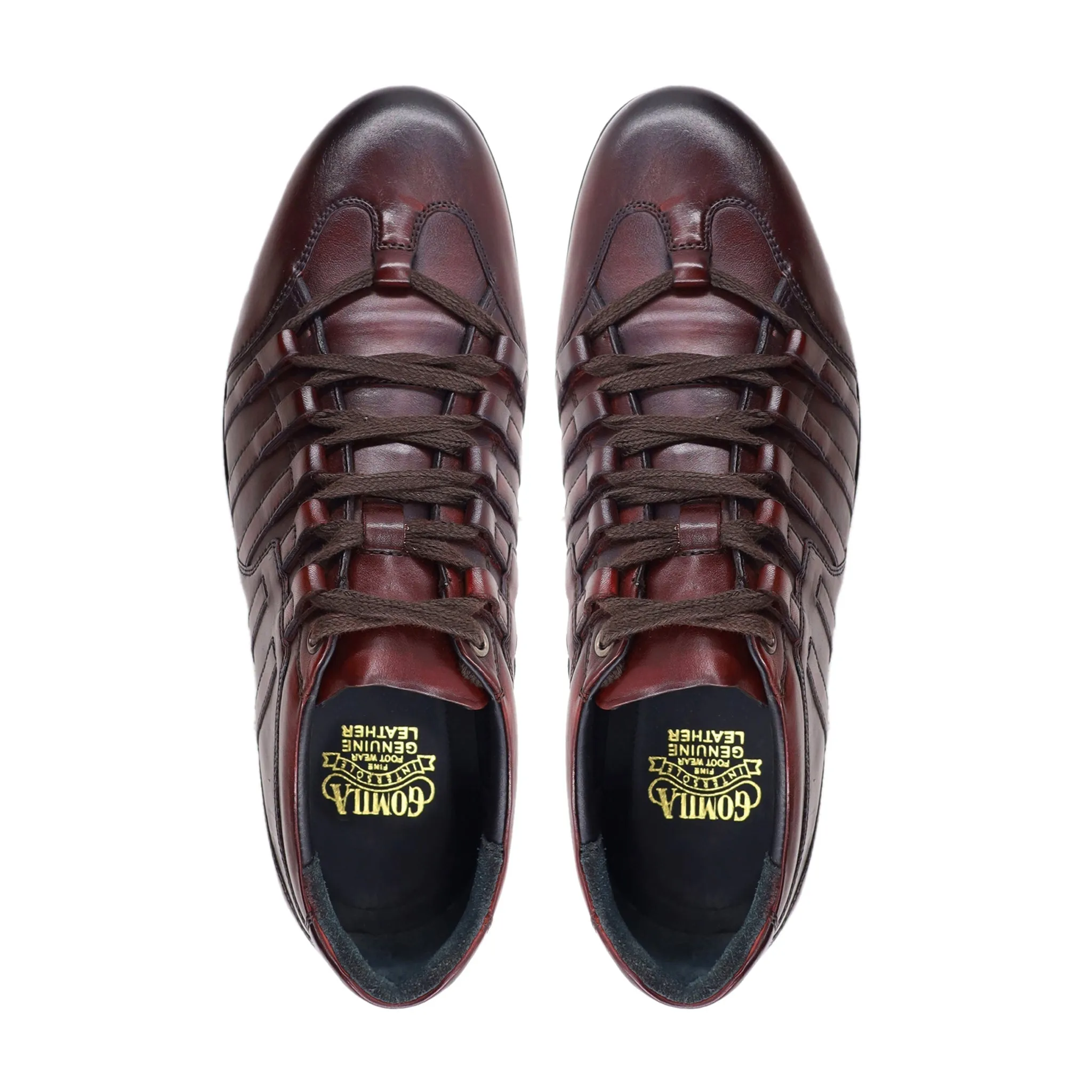 Aylin - Men's Burnish Oxblood Calf Leather Jogger