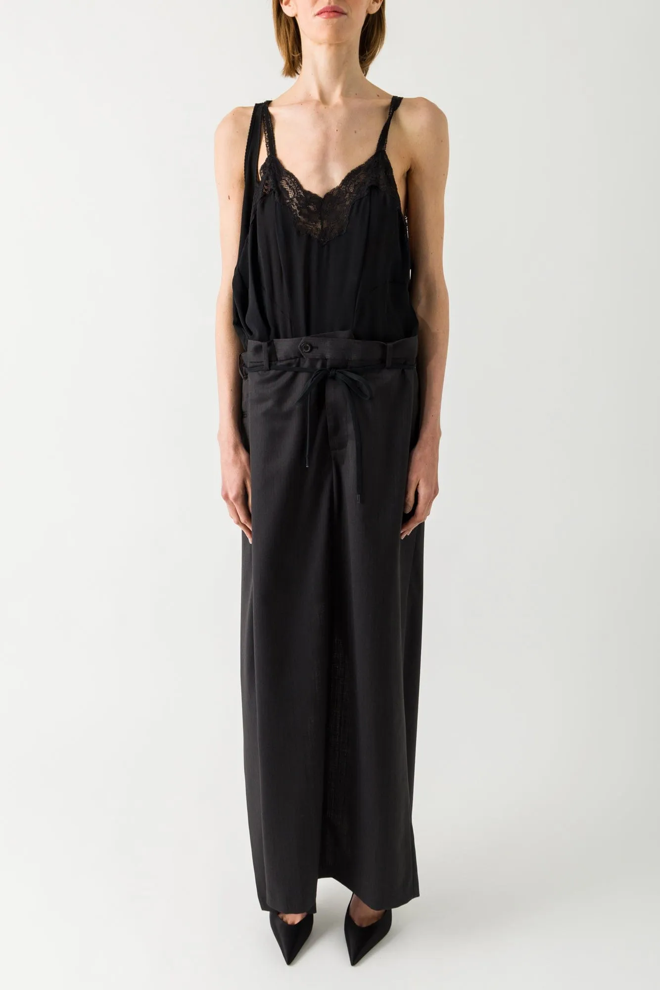 Balenciaga Patched Slip Dress