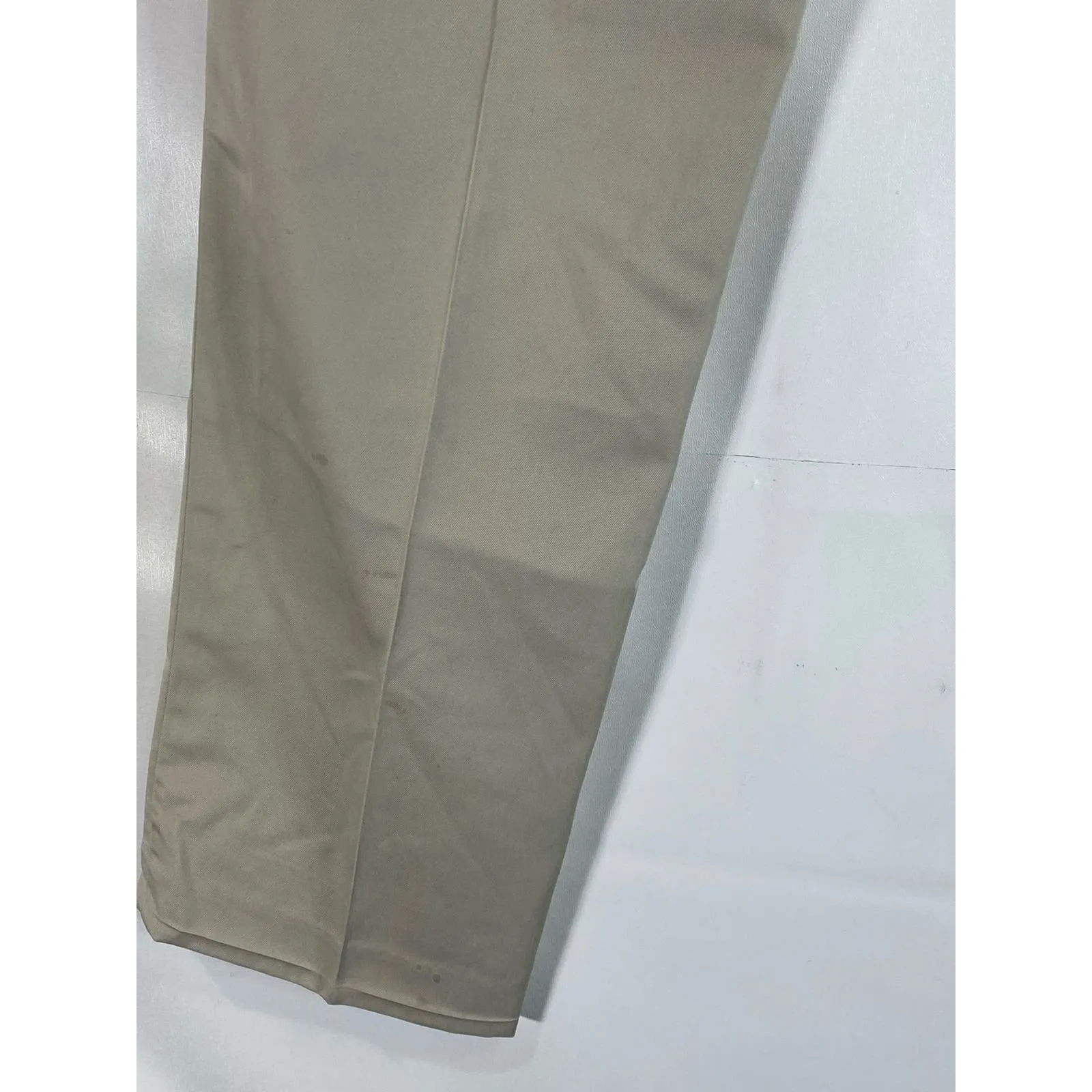 BANANA REPUBLIC Men's Beige Modern Slim-Fit Non-Iron Flat Front Pants SZ 30x32