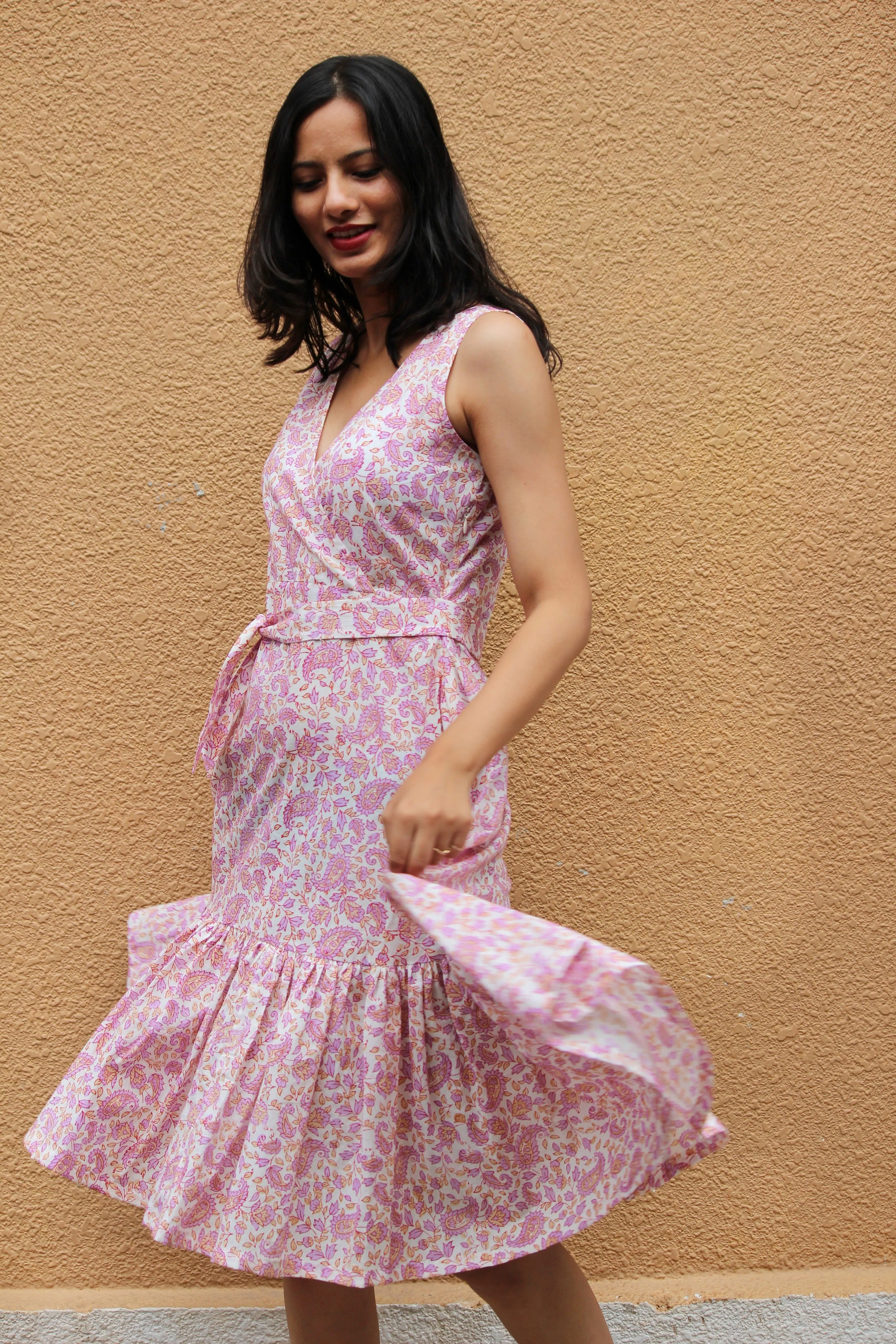 Belle Tiered Midi Dress
