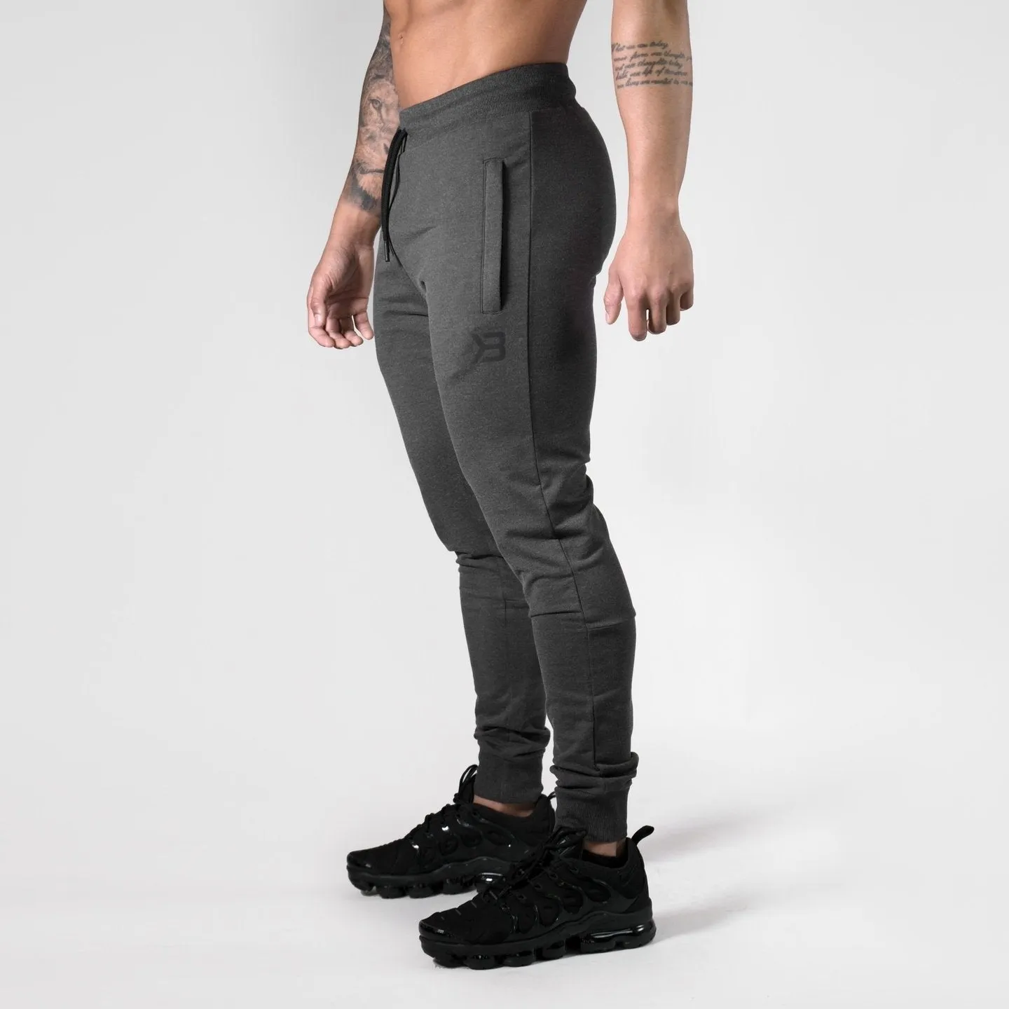 Better Bodies Tapered Joggers V2W Dark Grey Melange
