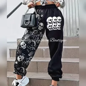 Black Two Tone Jogging Joggers