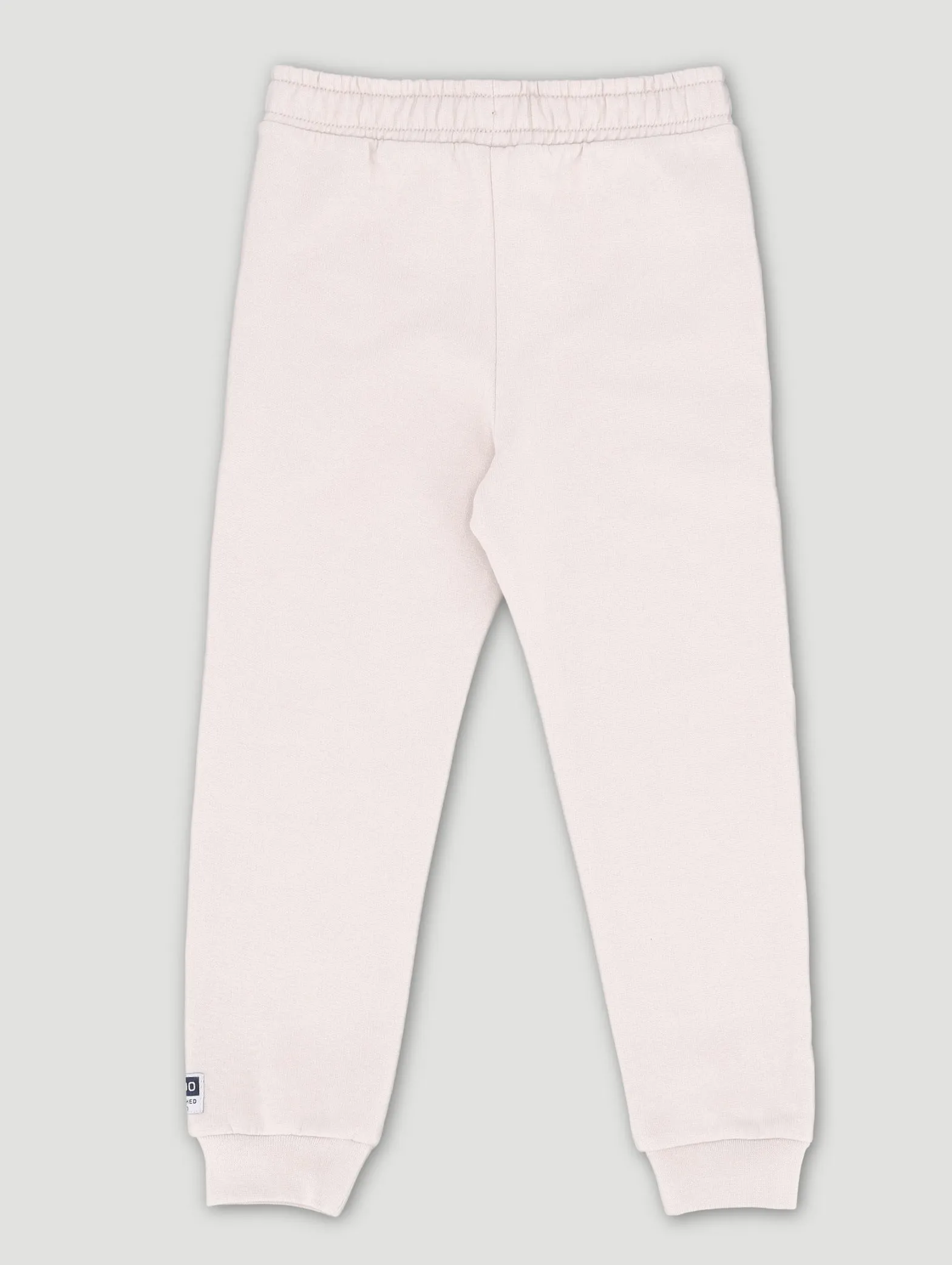Boys Oatmeal Melange Logo Jogger