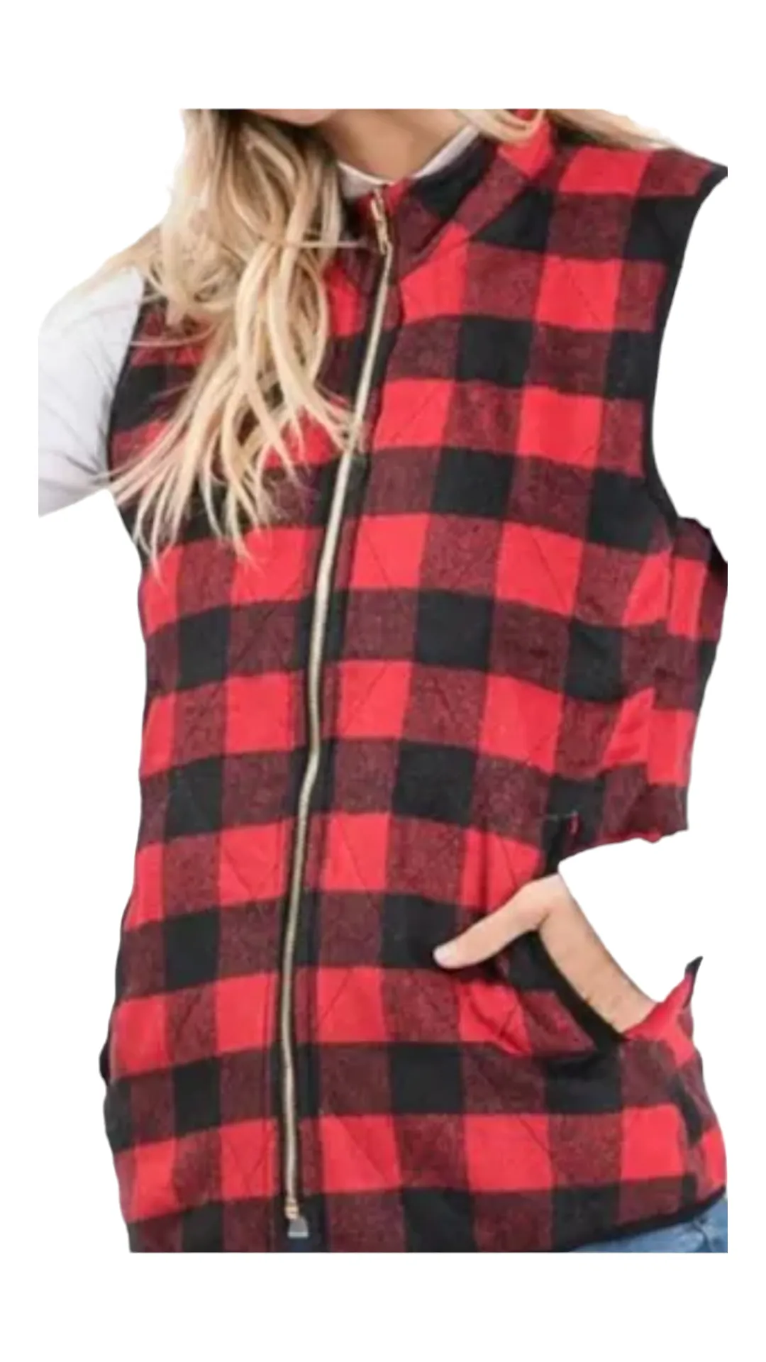 Buffalo Plaid Vest