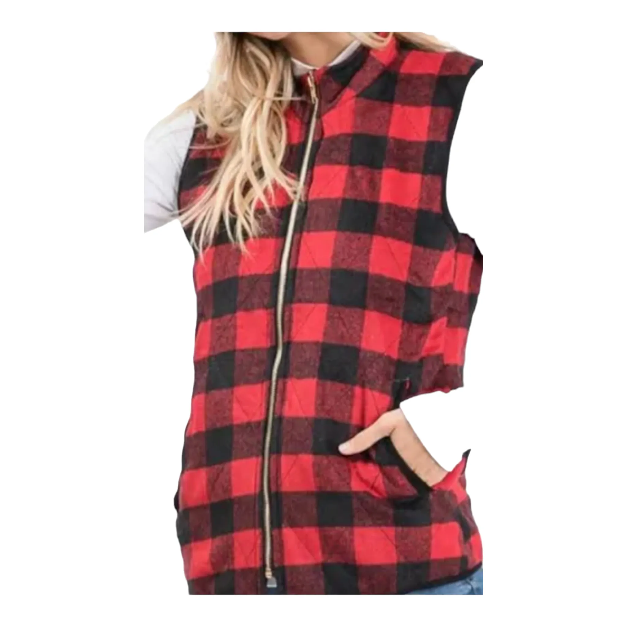 Buffalo Plaid Vest