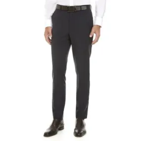 Calvin Klein Mens Skinny fit Dress Pants 38 / 34 Blue Solid Stretch