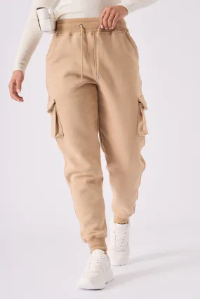 CARGO POCKET JOGGER - BEIGE