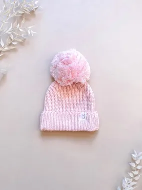 Chunky Knit Baby Hat | Blossom Pink
