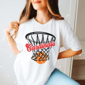 Custom Basketball Hoop Team Name Bella Graphic Tee