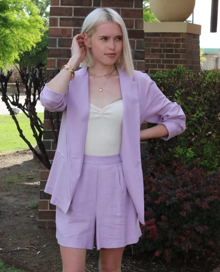 DEGREE Pocket Woven Blazer Jacket