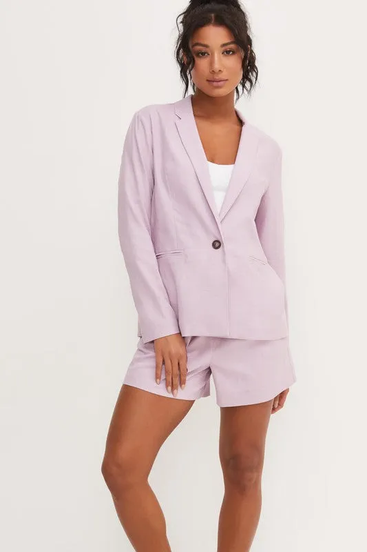 DEGREE Pocket Woven Blazer Jacket