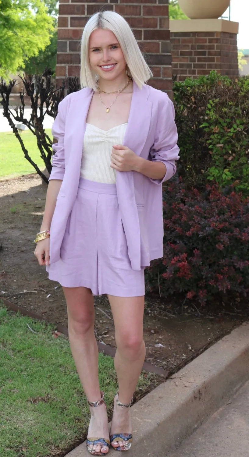 DEGREE Pocket Woven Blazer Jacket