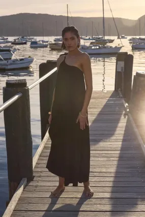 EVA ONE SHOULDER MAXI DRESS