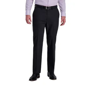 Haggar Mens Classic fit Dress Pants 38 / 32 Grey Stretch