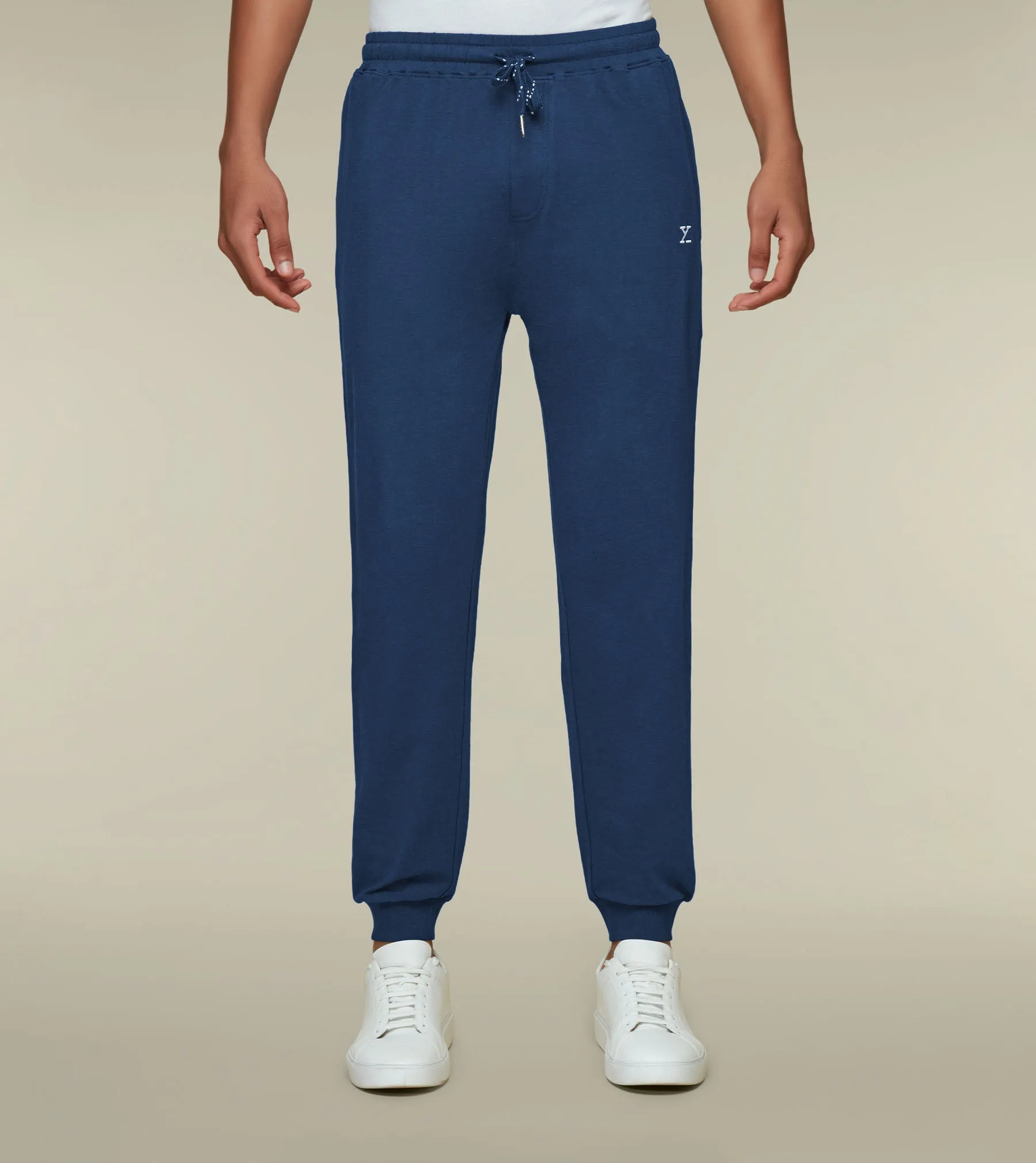 IntelliSoft Ace Modal-Cotton Joggers Dress Blue