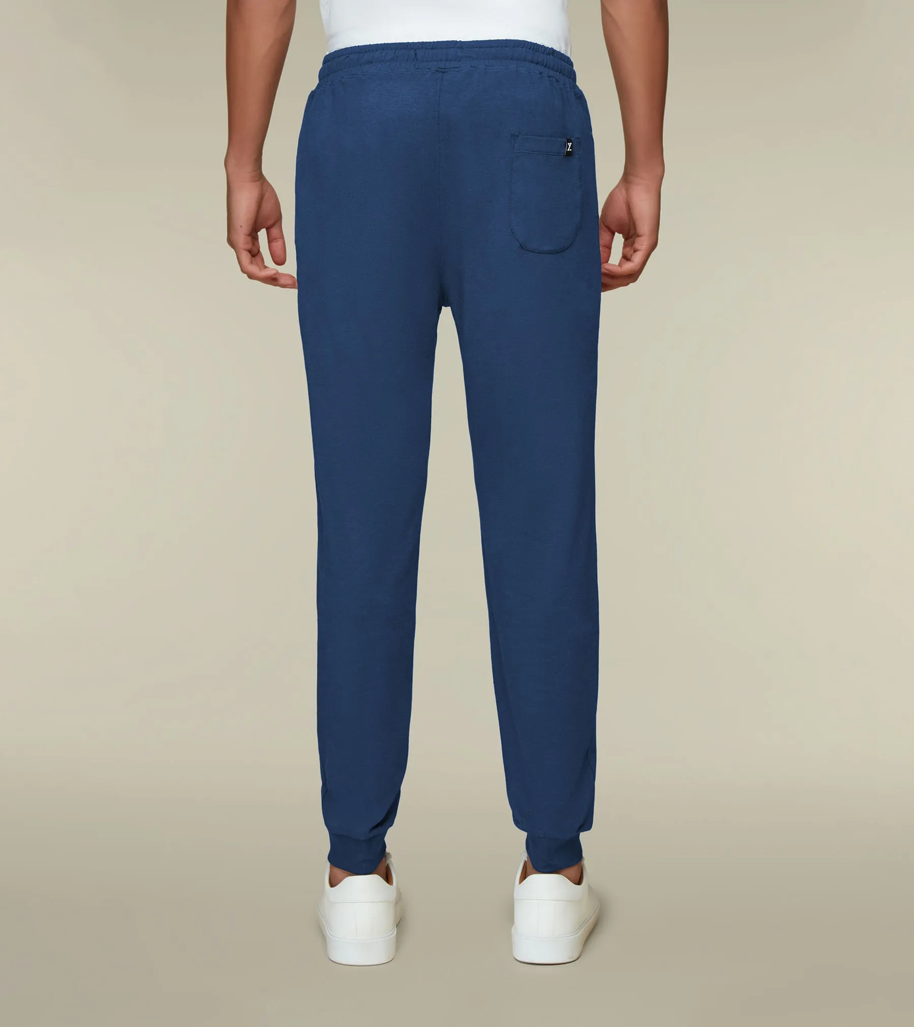IntelliSoft Ace Modal-Cotton Joggers Dress Blue