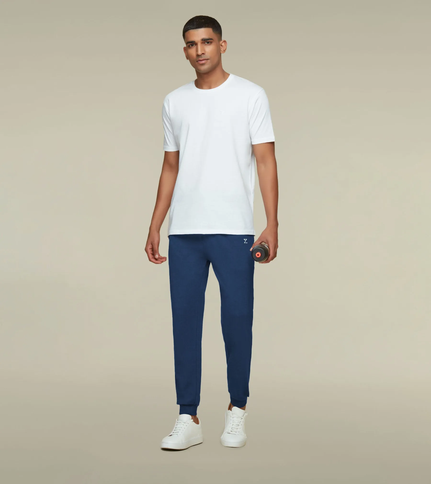 IntelliSoft Ace Modal-Cotton Joggers Dress Blue