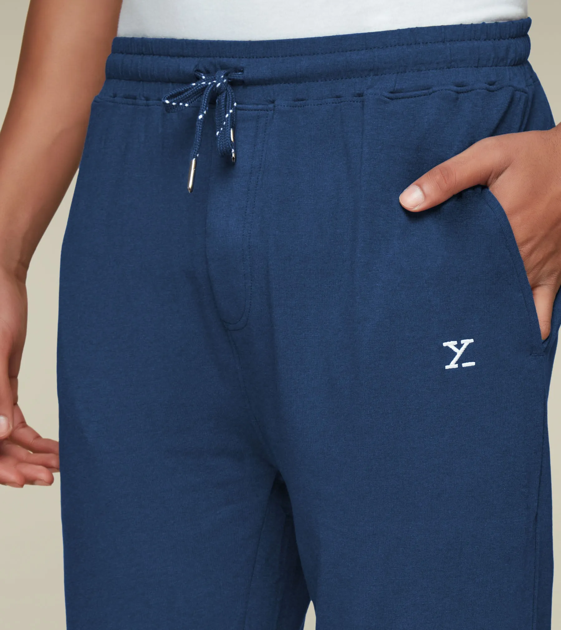 IntelliSoft Ace Modal-Cotton Joggers Dress Blue
