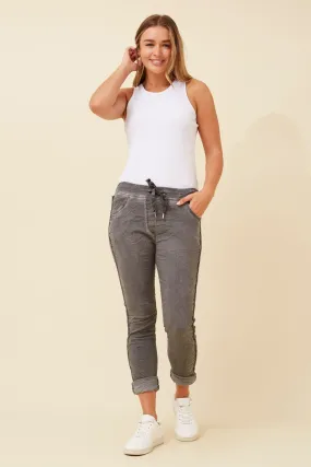 JANJA DIAMANTE DETAIL JOGGER PANTS