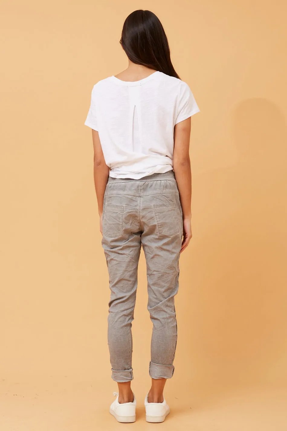 JANJA DIAMANTE DETAIL JOGGER PANTS