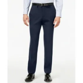 Kenneth Cole Mens Slim fit Dress Pants 36 / 32 Navy Blue Stretch