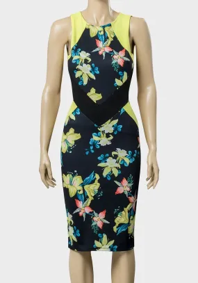 Ladies Cut Out Back Bodycon Dress