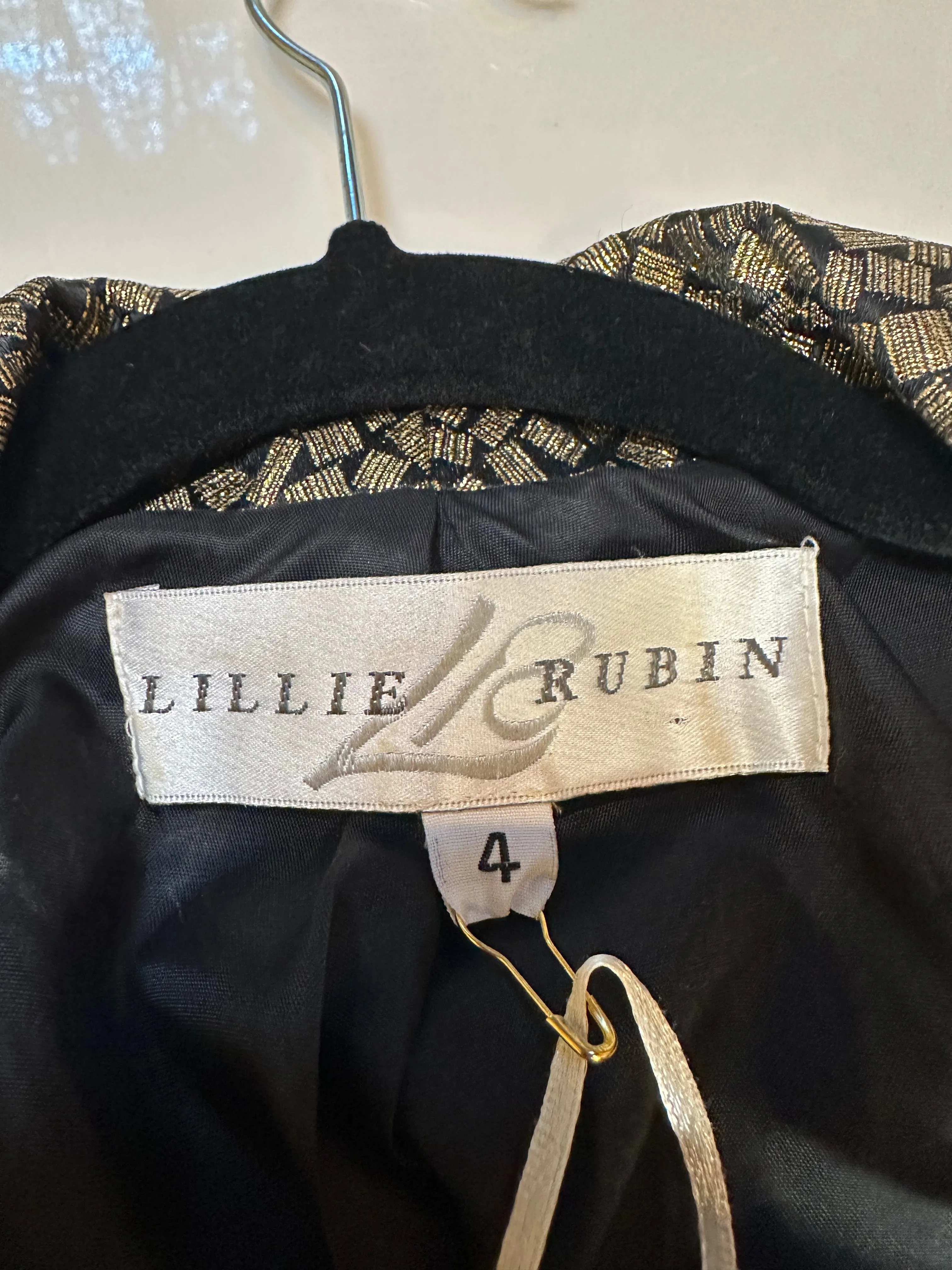 Lillie Rubin Gold Blazer