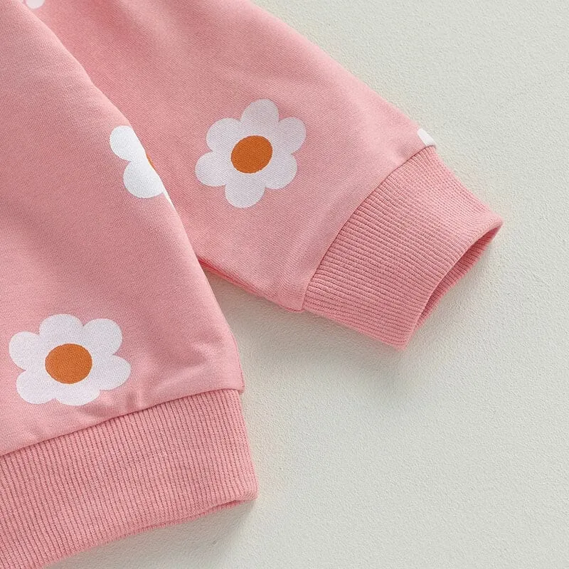 Long Sleeve Daisy Baby Set