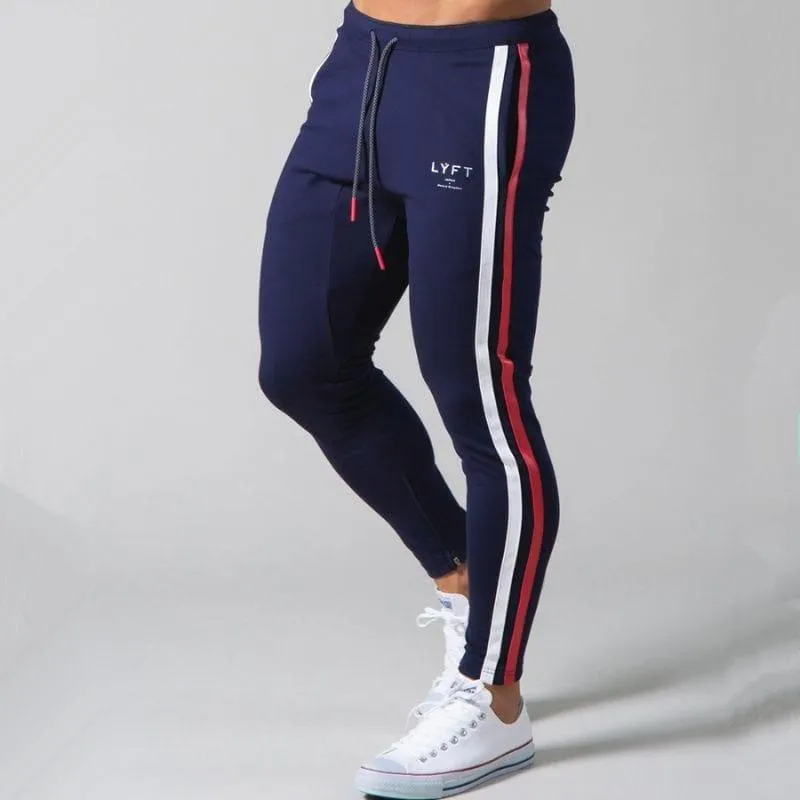 LYFT Stripes Casual Skinny Gym Joggers