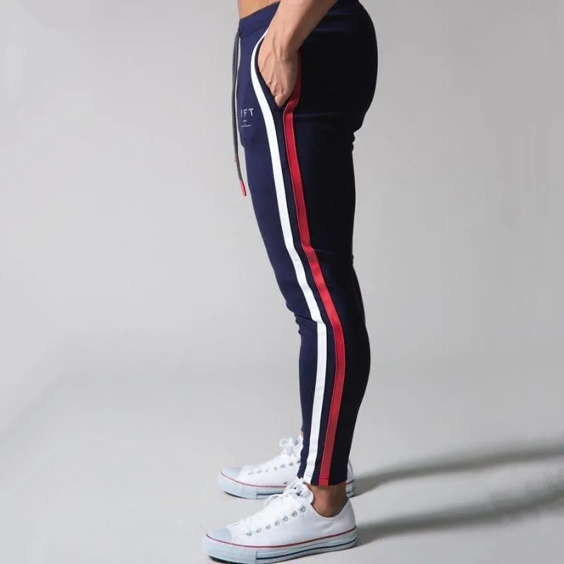 LYFT Stripes Casual Skinny Gym Joggers