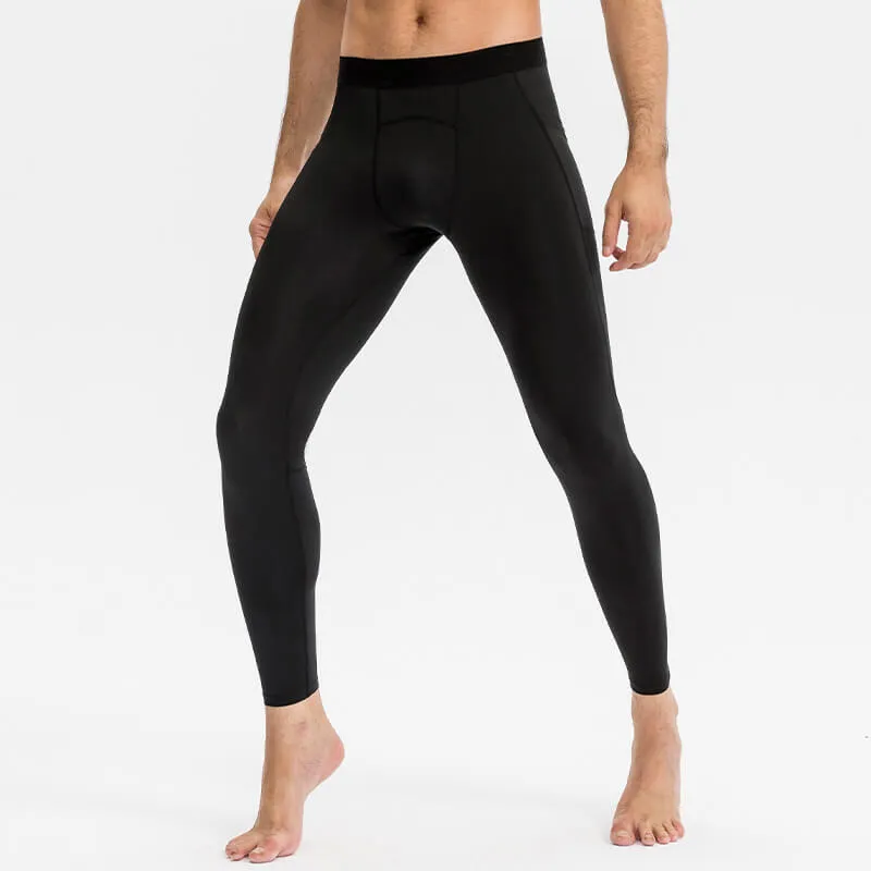 Men's Compression Pants Phone Pocket Running Leggings