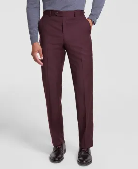 Michael Kors Mens Classic fit Dress Pants 36 / 32 Burgundy Red Solid