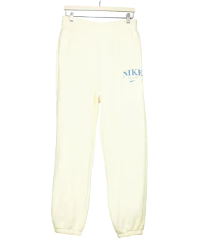 Nike Buttermilk Yellow Retro Fleece Joggers UK M