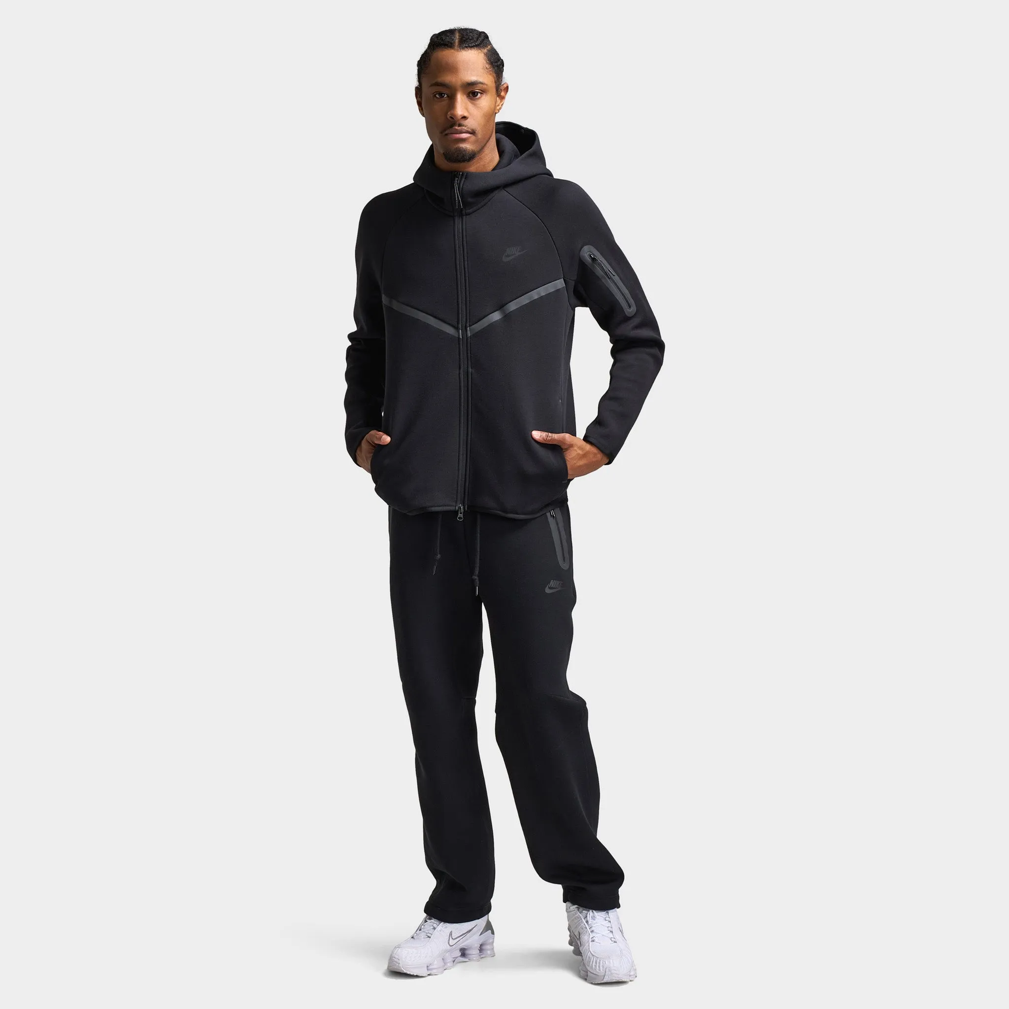 Nike Tech Fleece Open Hem Joggers Black / Black