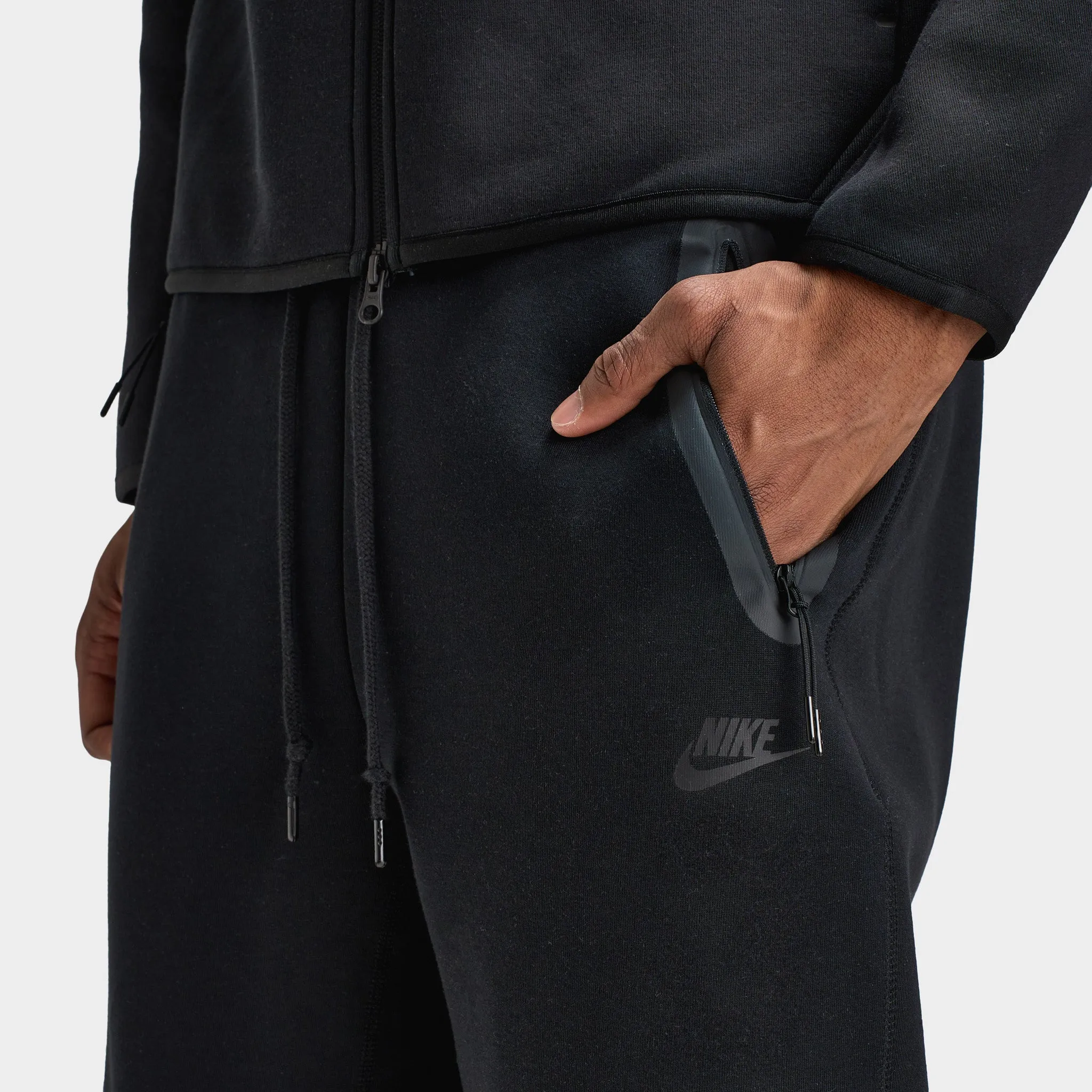 Nike Tech Fleece Open Hem Joggers Black / Black