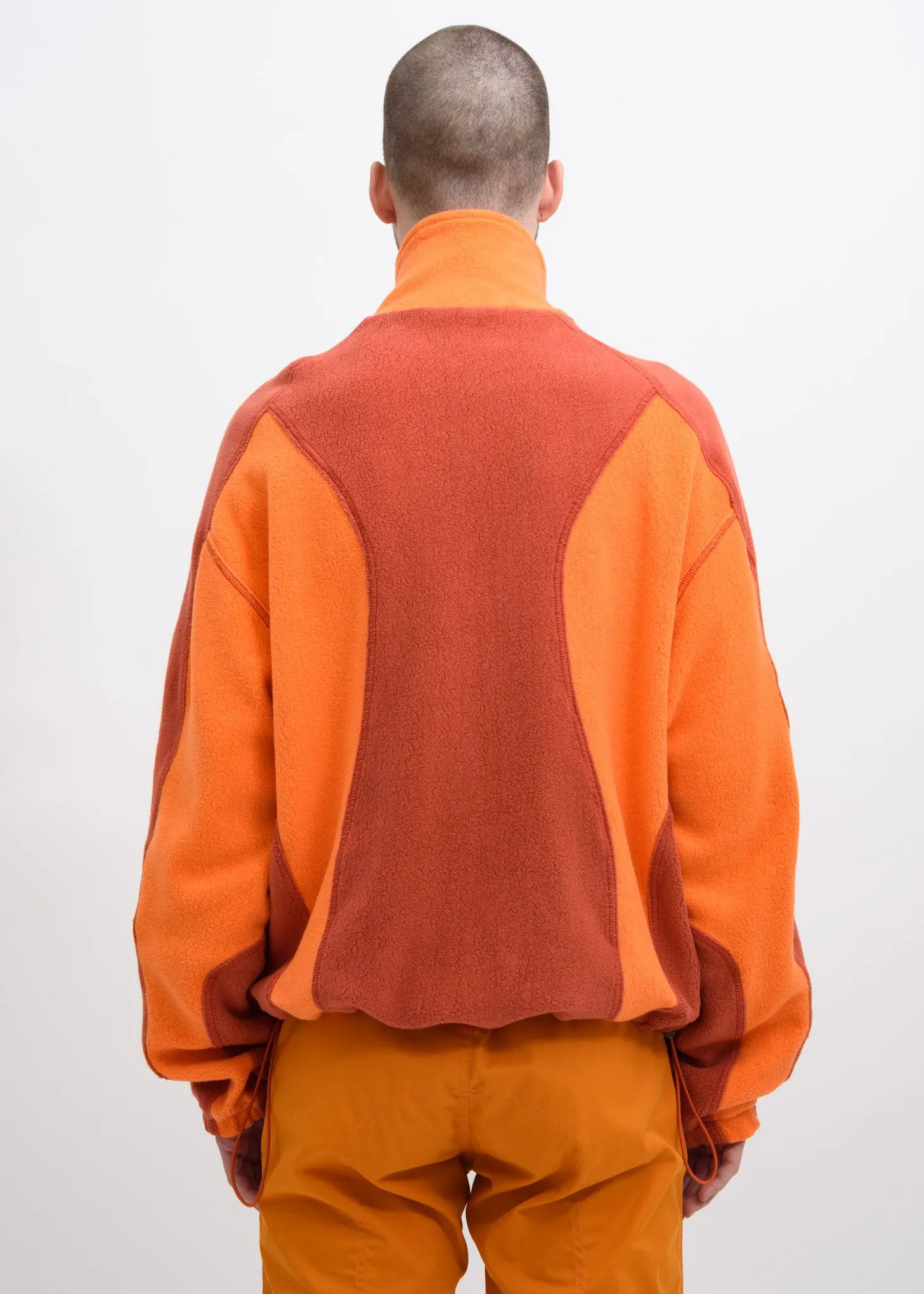 Orange Yaan Fleece Jacket