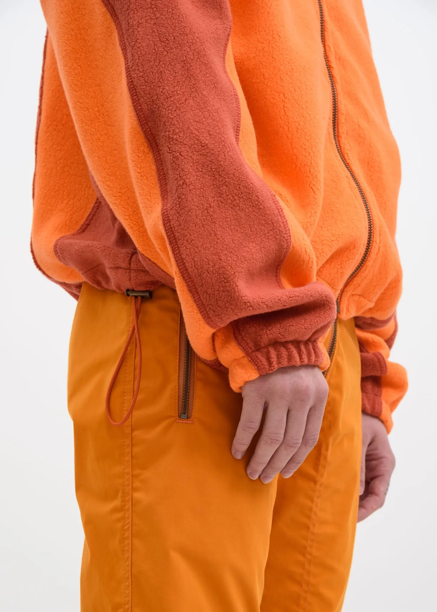 Orange Yaan Fleece Jacket