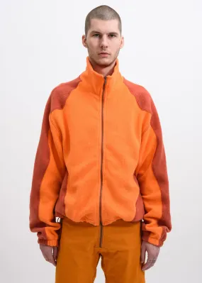 Orange Yaan Fleece Jacket
