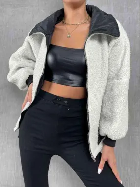 Outstanding Warmth Zip Up Fleece Jacket