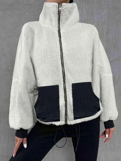 Outstanding Warmth Zip Up Fleece Jacket