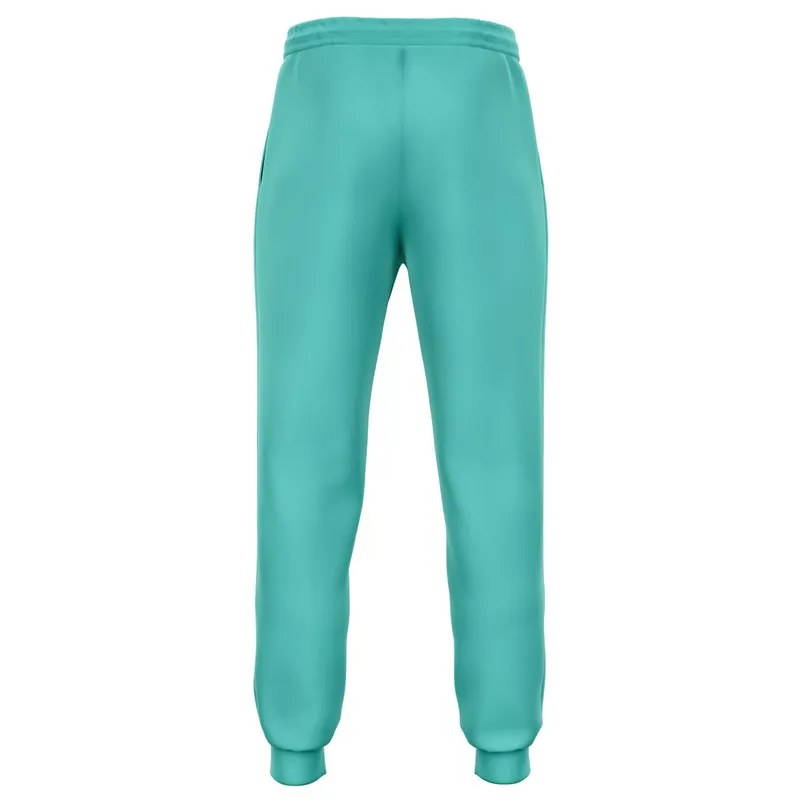 Pastel Blue Cool Green Joggers | Unisex | with PLUS sizes | Bright Pastel Blue Cool Green | C60M0Y30K0