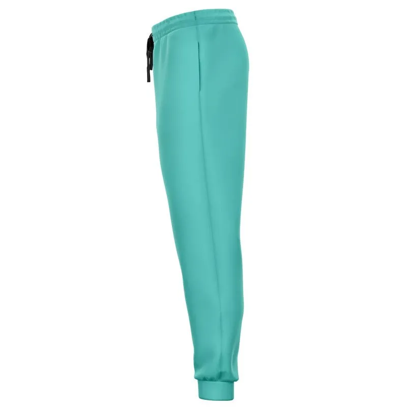 Pastel Blue Cool Green Joggers | Unisex | with PLUS sizes | Bright Pastel Blue Cool Green | C60M0Y30K0