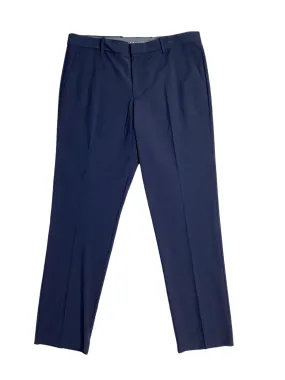 Perry Ellis Portfolio Mens Modern Fit Stretch Dress Pants Navy 38 x 29