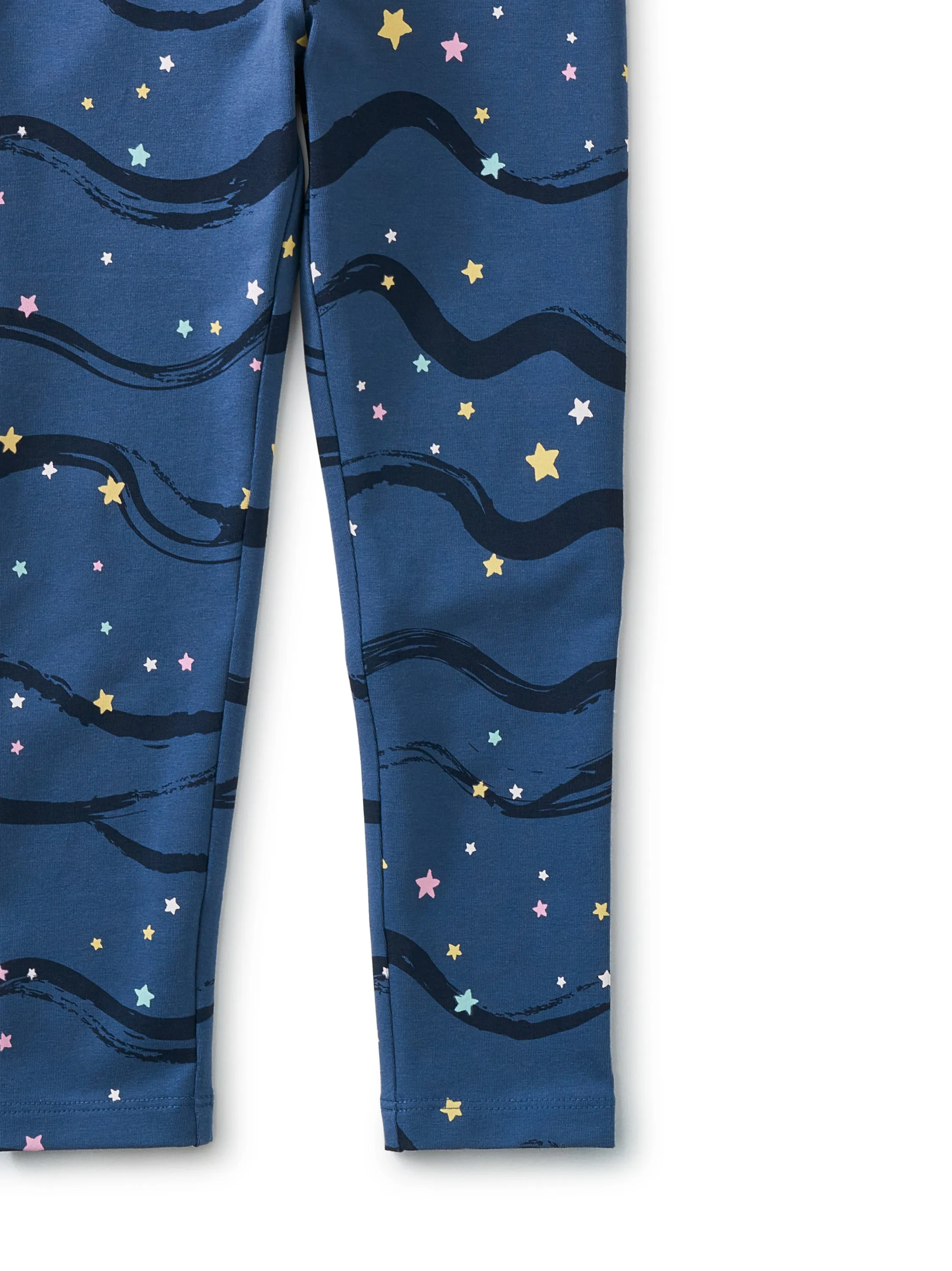 Printed Leggings- Aurora in Dark Blue