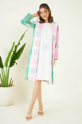 Pure Linen Dress & Long Jacket